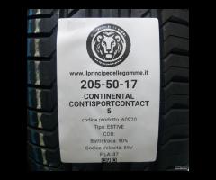 2 GOMME 205 50 17 CONTINENTAL A60920