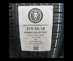 4 GOMME 215 55 18 KUMHO A60835