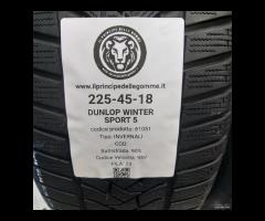 2 GOMME 225 45 18 DUNLOP A61051