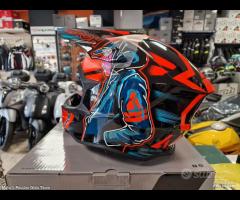 AIROH Casco Cross Wraaap - Cyber - Orange