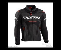 IXON Giacca Moto Pelle Jackal Uomo - Rosso -
