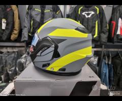 AIROH Casco Modulare REV19 - Leaden - Yellow Matt