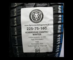 2 GOMME 225 75 16C KORMORAN A61293