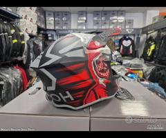 AIROH Casco Cross Wraaap - Cyber - Red - Motor's P