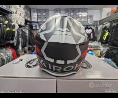 AIROH Casco Cross Wraaap - Cyber - Red - Motor's P