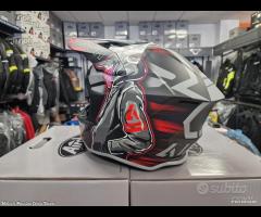 AIROH Casco Cross Wraaap - Cyber - Red - Motor's P