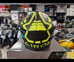 AIROH Casco Cross Wraaap - Cyber - Yellow - Motor'