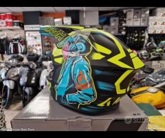 AIROH Casco Cross Wraaap - Cyber - Yellow - Motor'