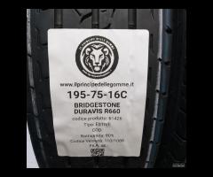 2 GOMME 195 75 16C BRIDGESTONE A61426 - 2