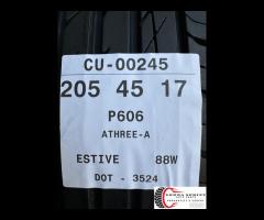 2 PNEUMATICI 205/45 R17 ATHREE ESTIVE SEMINUOVE