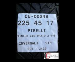 2 PNEUMATICI 225/45 R17 PIRELLI INVERNALI 75%