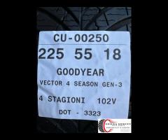 2 PNEUMATICI 225/55 R18 GOODYEAR 4 STAGIONI 80%