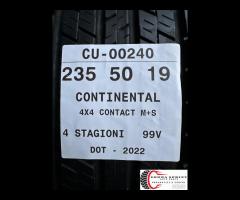 2 PNEUMATICI 235/50 R19 CONTINENTAL 4 STAGIONI 85%