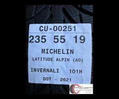 2 PNEUMATICI 235/55 R19 MICHELIN INVERNALI 70%