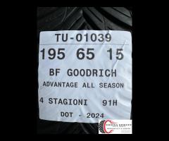 4 PNEUMATICI 195/65 R15 BF GOODRICH 4 STAGIONI 75% - 10