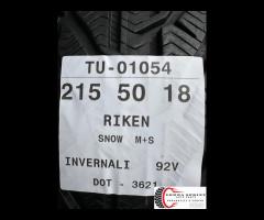 4 PNEUMATICI 215/50 R18 RIKEN INVERNALI - 11
