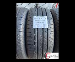 4 PNEUMATICI 215/55 R17 BRIDGESTONE ESTIVE 75%