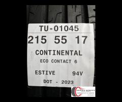 4 PNEUMATICI 215/55 R17 CONTINENTAL ESTIVE 85% - 11