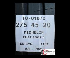 4 PNEUMATICI 275/45 R20 MICHELIN ESTIVE 85% - 10