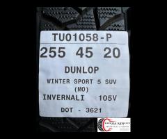 4 PNEUMATICI 255/45 R20 285/40R20 DUNLOP INVERNALI - 12
