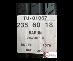 4 PNEUMATICI 235/60 R18 BARUM ESTIVE SEMINUOVE - 9