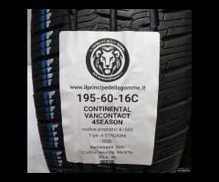 2 GOMME 195 60 16C CONTINENTAL A61502