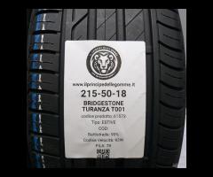 2 GOMME 215 50 18 BRIGESTONE A61573