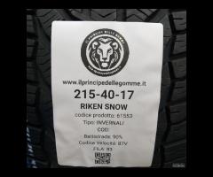 4 GOMME 215 40 17 RIKEN A61553 - 2