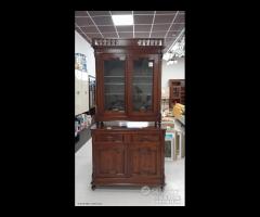 Codice: 5001 ANTICA CREDENZA A 2 CORPI COMPLETAME