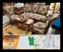 Codice: 3633 SALOTTO STILE BAROCCO CON CORNICE IN