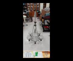 Codice: 4852 LAMPADARIO N.7 LUCI STRUTTURA IN FER