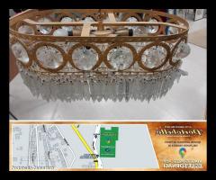 Codice: 4856 LAMPADARIO N.6 LUCI STRUTTURA IN OTT