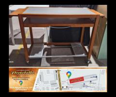 Codice: 263977 SCRIVANIA PC CON ROTELLE + 2 RIPIA