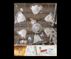 Codice: 264388 LAMPADARIO 6 LUCI STILE CLASSICO C