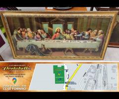 Codice: 8263 QUADRO STAMPA L'ULTIMA CENA CON CORN