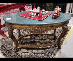 Codice: 264668 TAVOLINO OVALE STILE BAROCCO IN FO