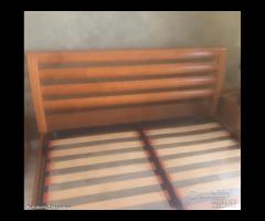 Letto matrimoniale stile moderno colore ciliegio c