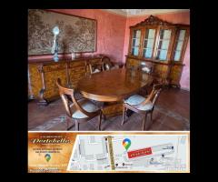 Codice: 259871 SALA DA PRANZO IN RADICA DI NOCE S