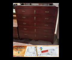 Codice: 259818 ANTICO COMO' IN LEGNO A 5 CASSETTI