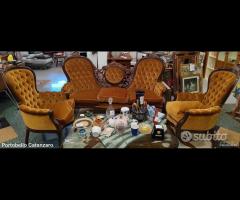 Codice: 5985 SALOTTO STILE BAROCCO IN VELLUTO COL