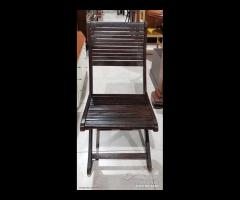 Codice: 261861 SET 6 SEDIE IN LEGNO RICHIUDIBILI