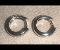 ORECCHINI A CERCHIIO ORO 18kt. DIAMANTI NATURALI