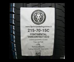 2 GOMME 215 70 15C CONTINENTAL A61652 - 2