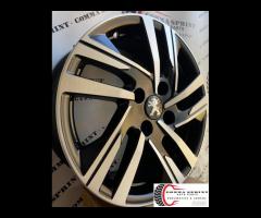 4 CERCHI IN LEGA ORIGINALI R16 PEUGEOT 208 NEW