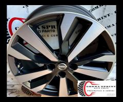 4 CERCHI IN LEGA ORIGINALI R17 NISSAN MICRA NEW