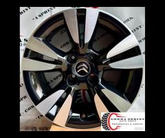 4 CERCHI IN LEGA ORIGINALI RAGGIO 16 CITROEN C3