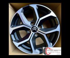 4 CERCHI IN LEGA ORIGINALI RAGGIO 16 CITROEN C3 C4 - 8