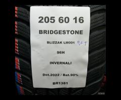 2 GOMME 205 60 16 BRIDGESTONE RFT BR1381