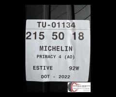 4 PNEUMATICI 215/50 R18 MICHELIN ESTIVE - 9