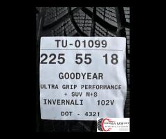 4 PNEUMATICI 225/55 R18 GOODYEAR INVERNALI - 11